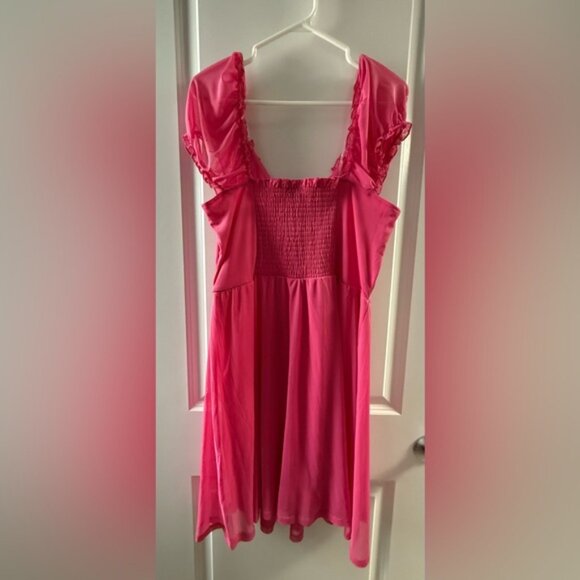 🩷 Adorable Bright Pink Dress - Picture 5 of 6